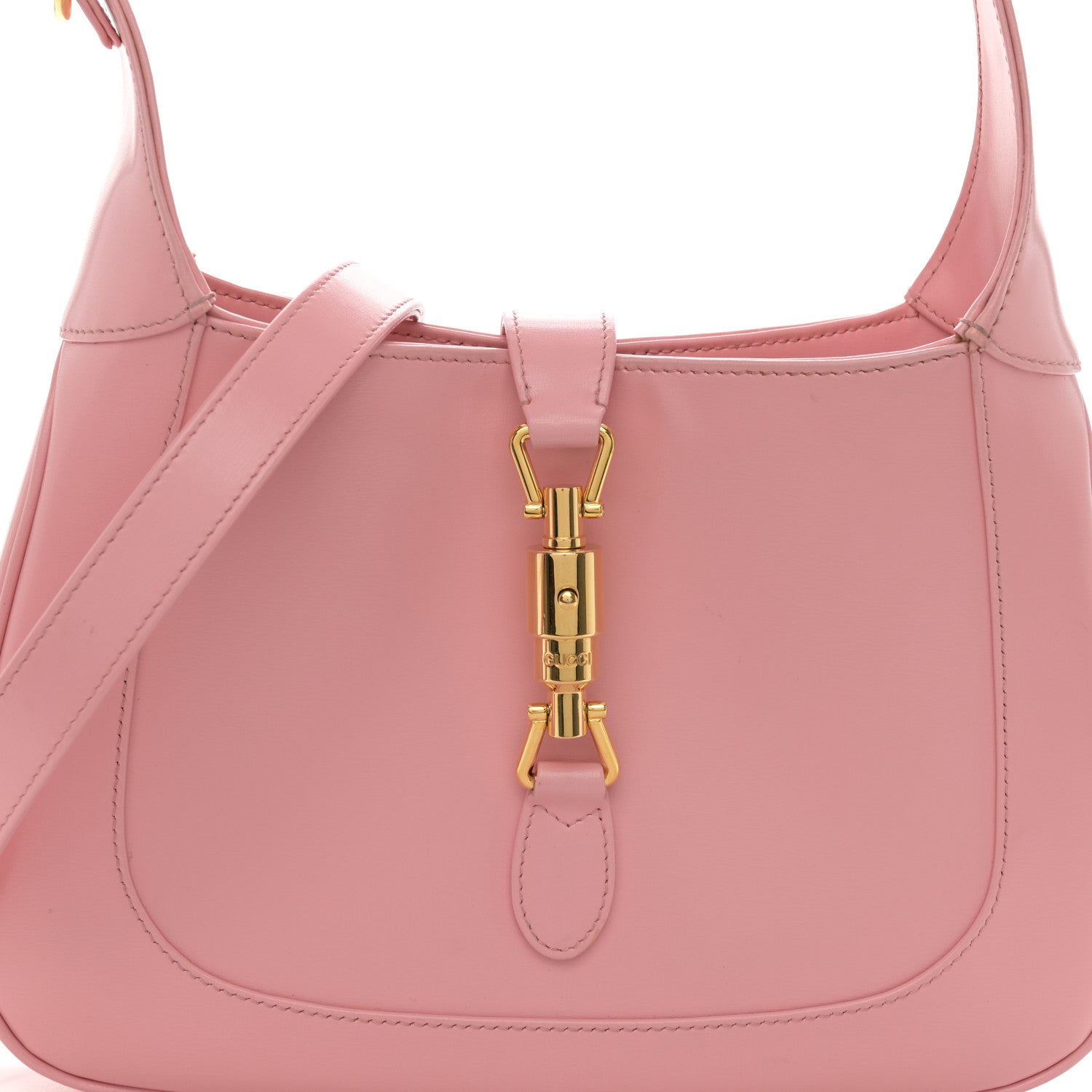Gucci Boarded Dyana Lux Calfskin Small Jackie 1961 Hobo Wild Rose 7 of 12
