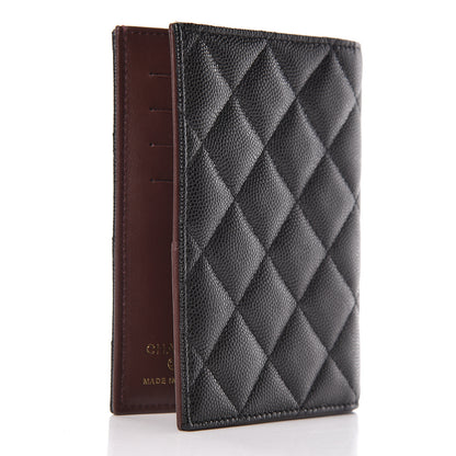 Chanel Caviar Quilted Passport Holder Black 3 of 8
