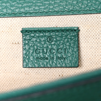 Gucci Dollar Calfskin Crystal Small Dionysus Shoulder Bag Emerald 6 of 10