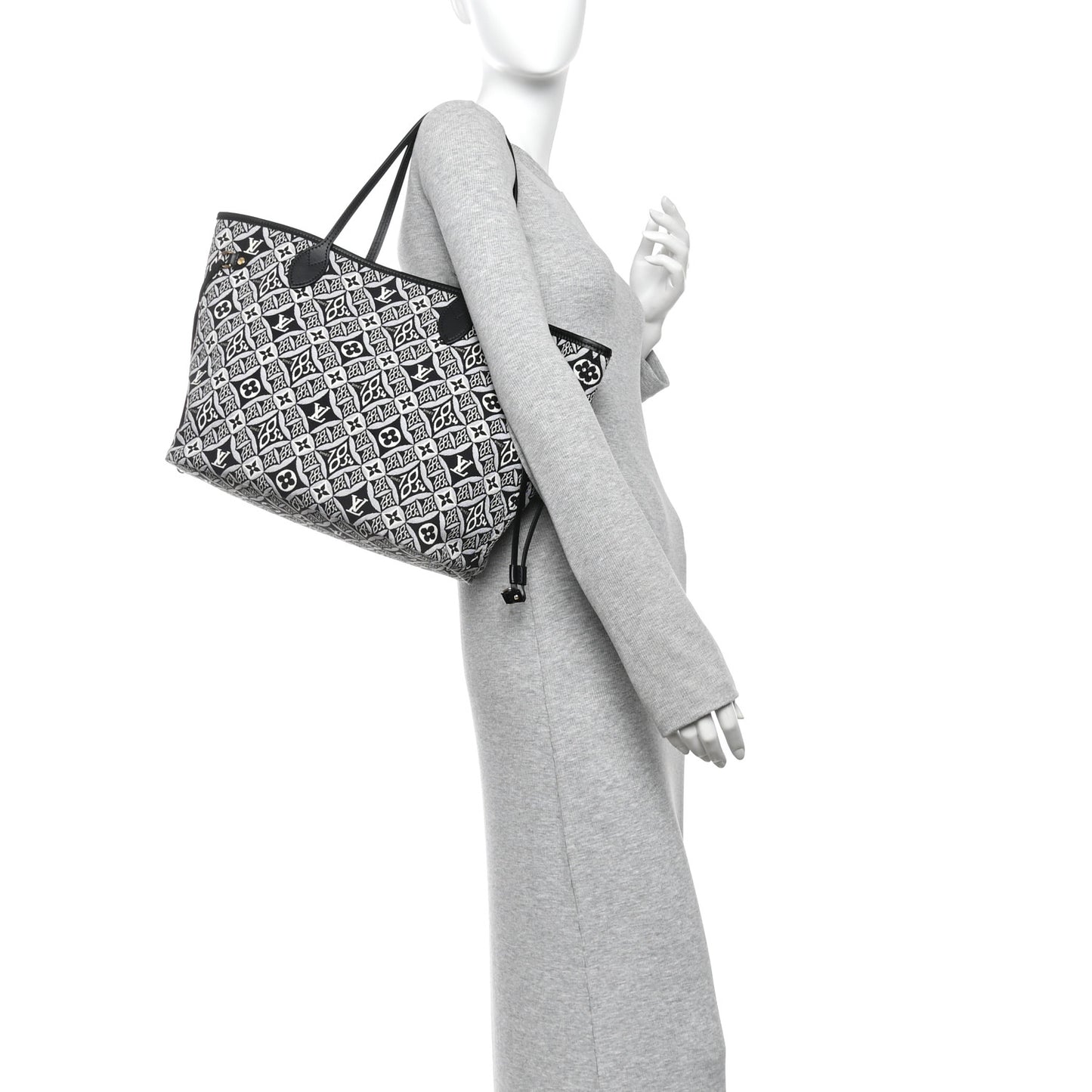 Jacquard Since 1854 Neverfull MM Grey