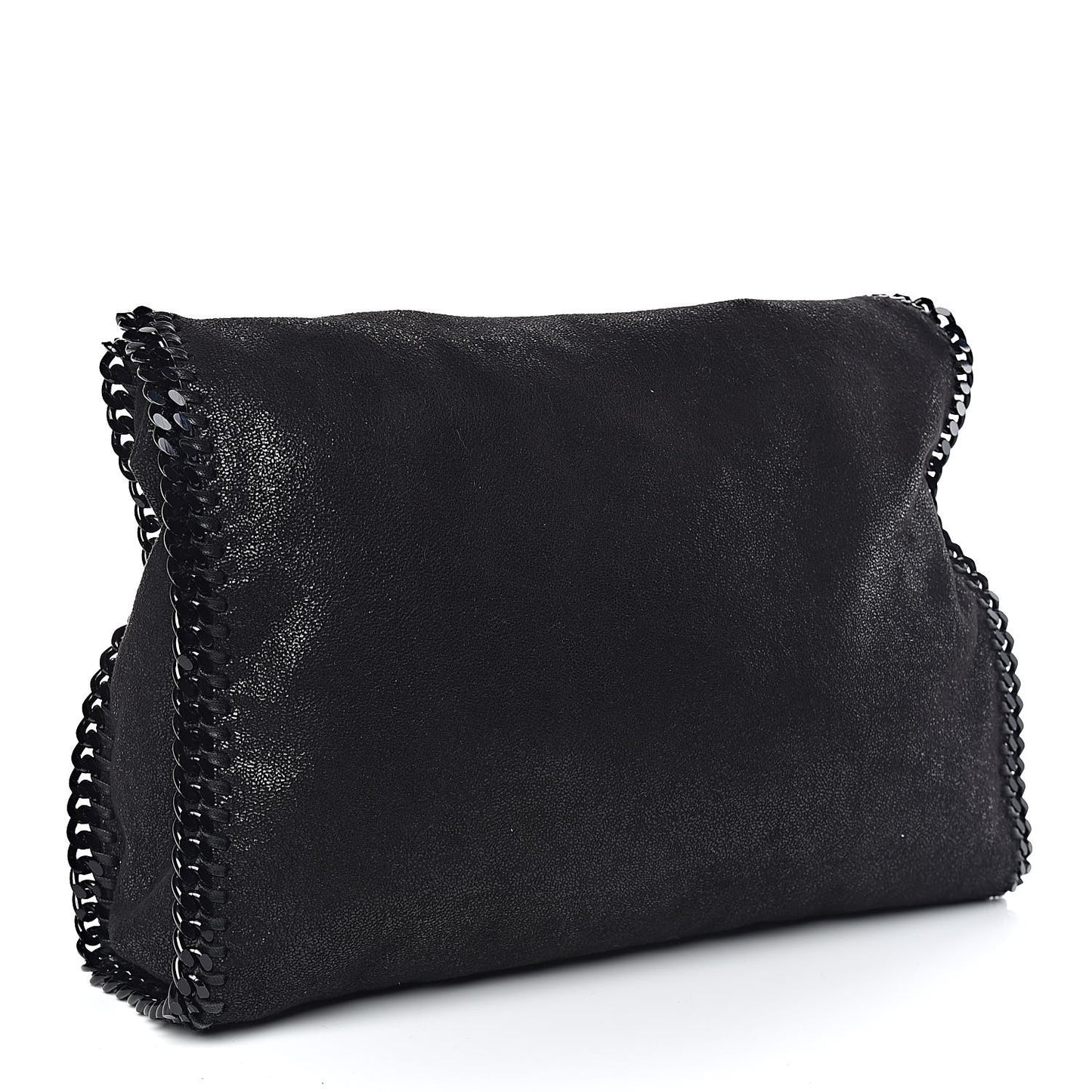 Shaggy Deer Falabella Fold Over Tote Black