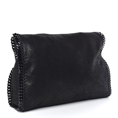 Stella McCartney Shaggy Deer Falabella Fold Over Tote Black 3 of 10