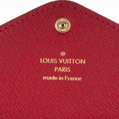 Louis Vuitton Damier Ebene Josephine Wallet Red 8 of 9