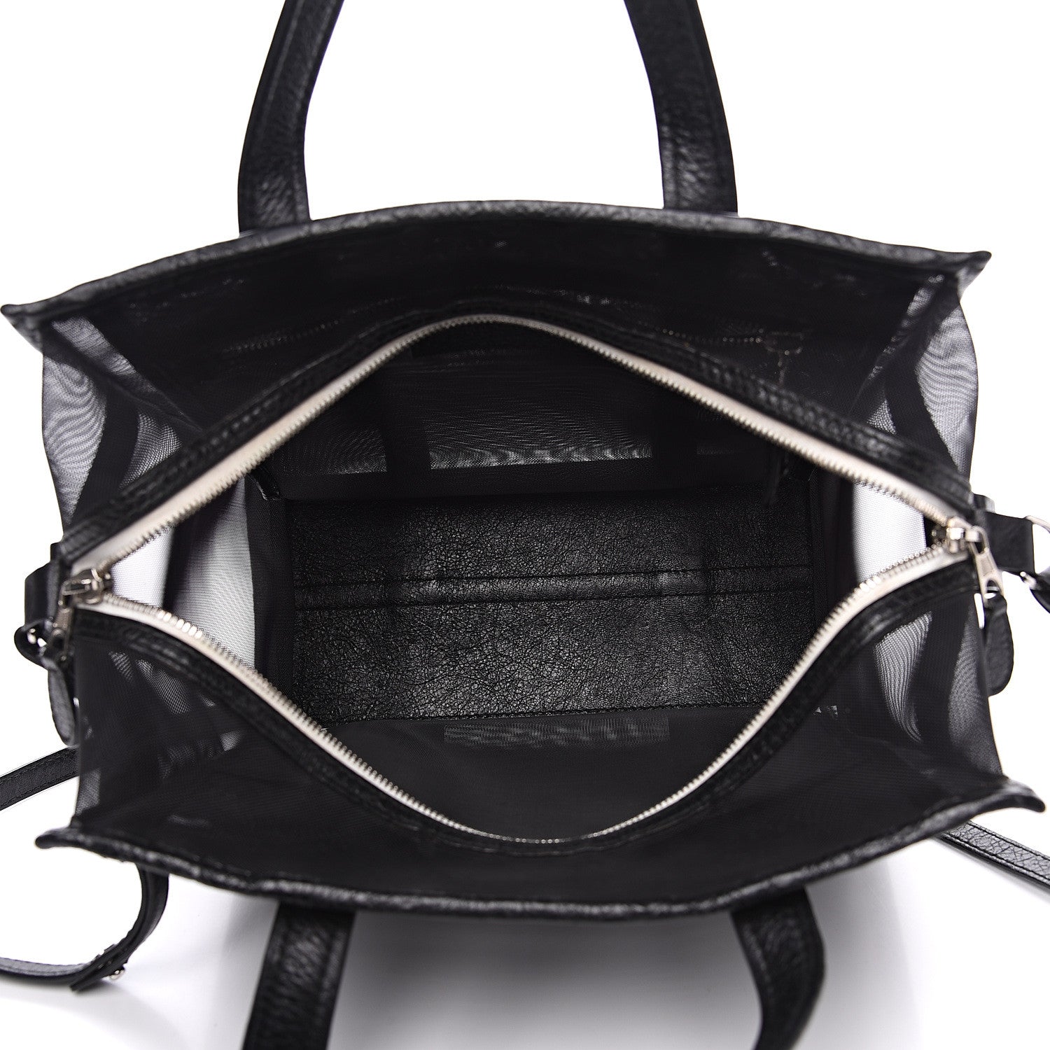 Balenciaga Mesh Small Bazar Shopper Tote Black 4 of 9