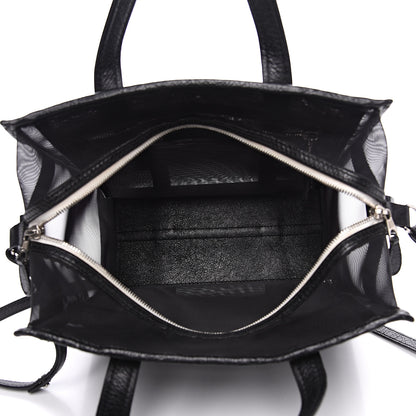 Balenciaga Mesh Small Bazar Shopper Tote Black 4 of 9