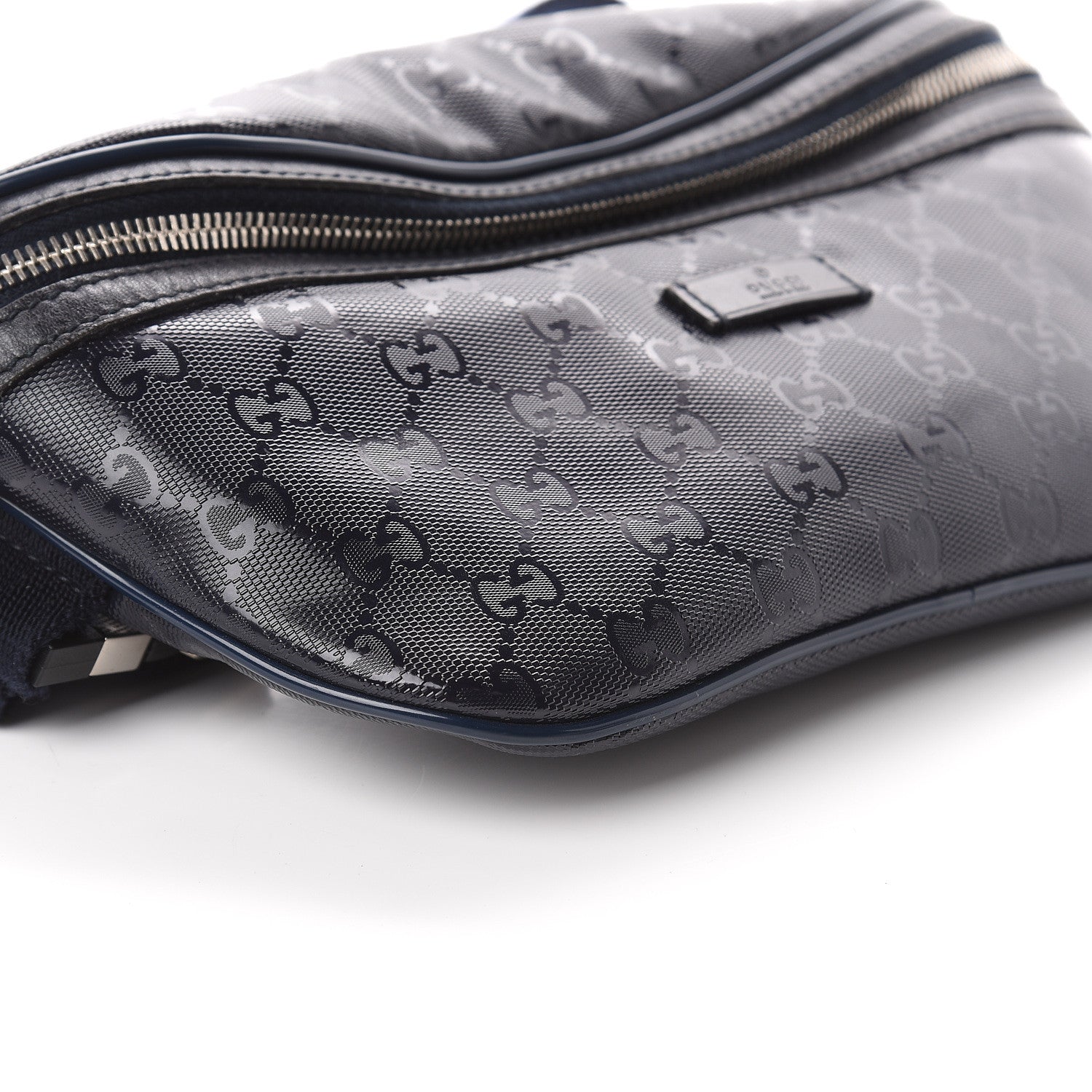 Gucci Imprime Monogram Belt Bag Navy 7 of 8