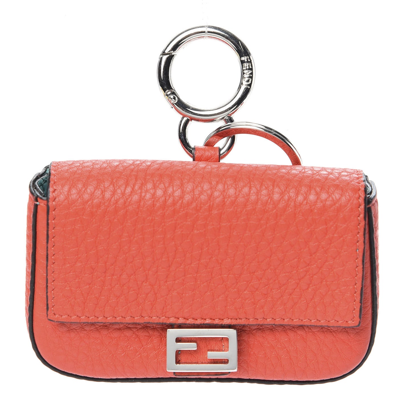 Cuoio Romano Micro Baguette Charm Papavero