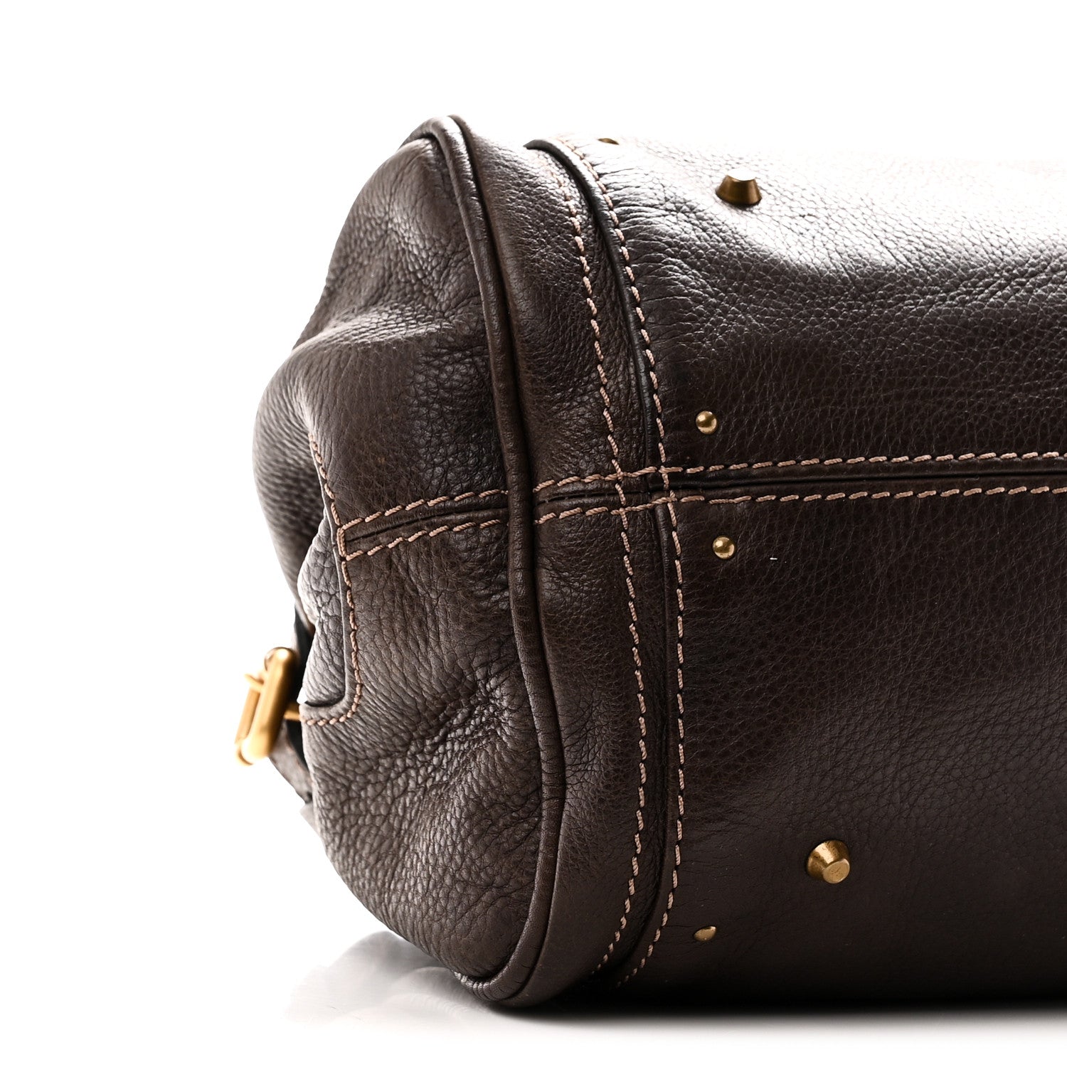 Chloe Calfskin Medium Paddington Satchel Chocolate 8 of 9