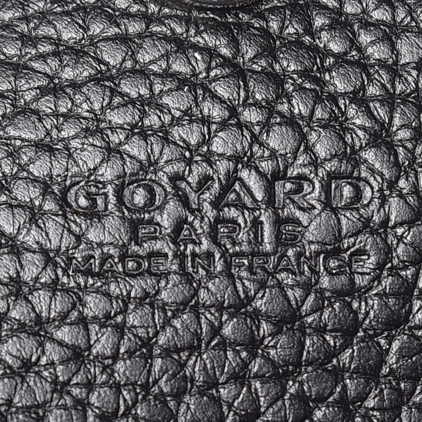 Goyardine Sac Hardy Pet Carrier PM Black