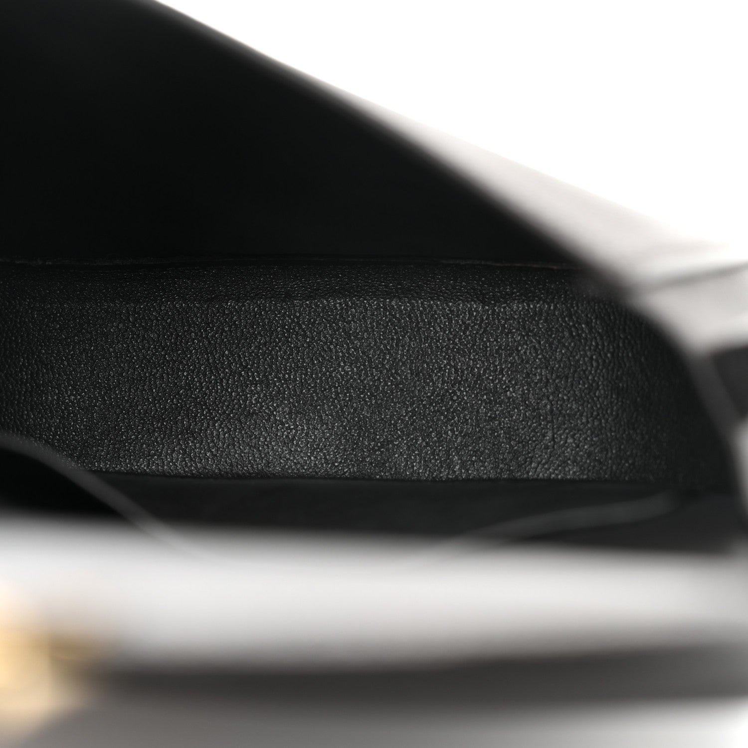 Celine Grained Calfskin Small Trotteur Black 4 of 10