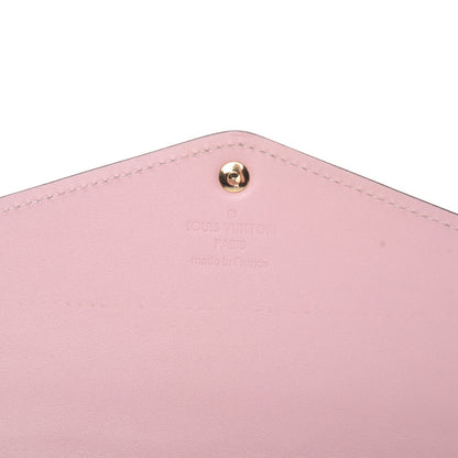 Louis Vuitton Vernis Sarah Wallet NM Rose Ballerine 6 of 8