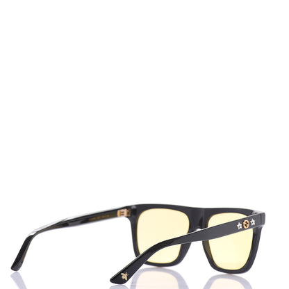 Gucci Square Frame Star Sunglasses GG 0347S Black Black 4 of 7