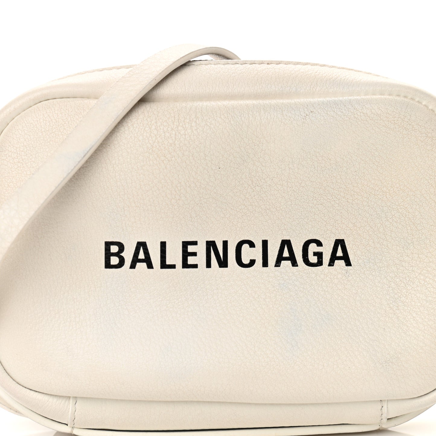 Calfskin Logo XS Everyday Camera Bag White