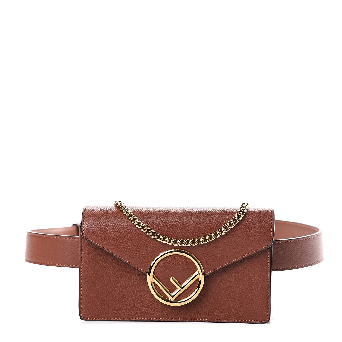 Vitello Cruise F is Fendi Envelope Belt Bag Rust