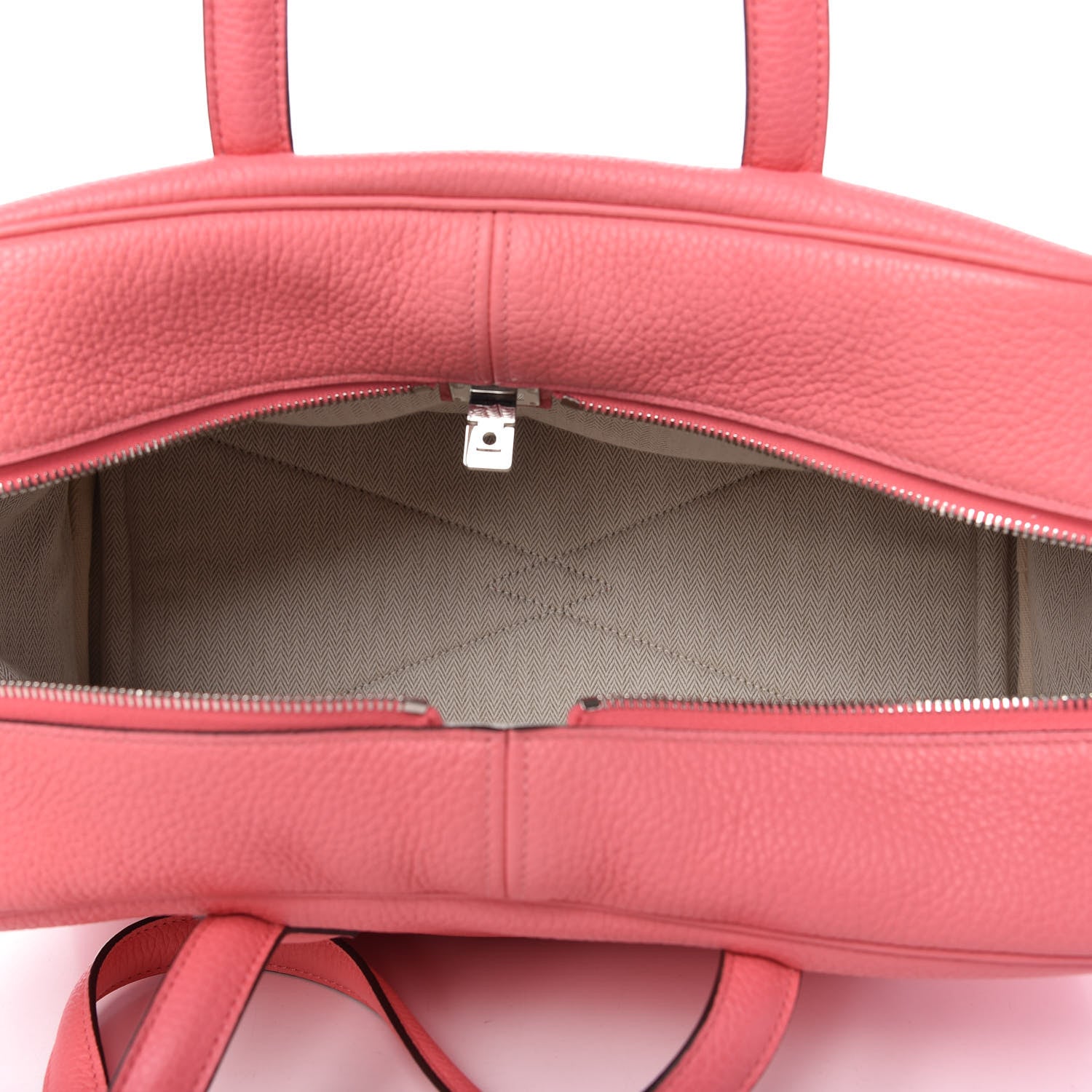 Hermes Taurillon Clemence Victoria II 35 Rose Azalee 5 of 9
