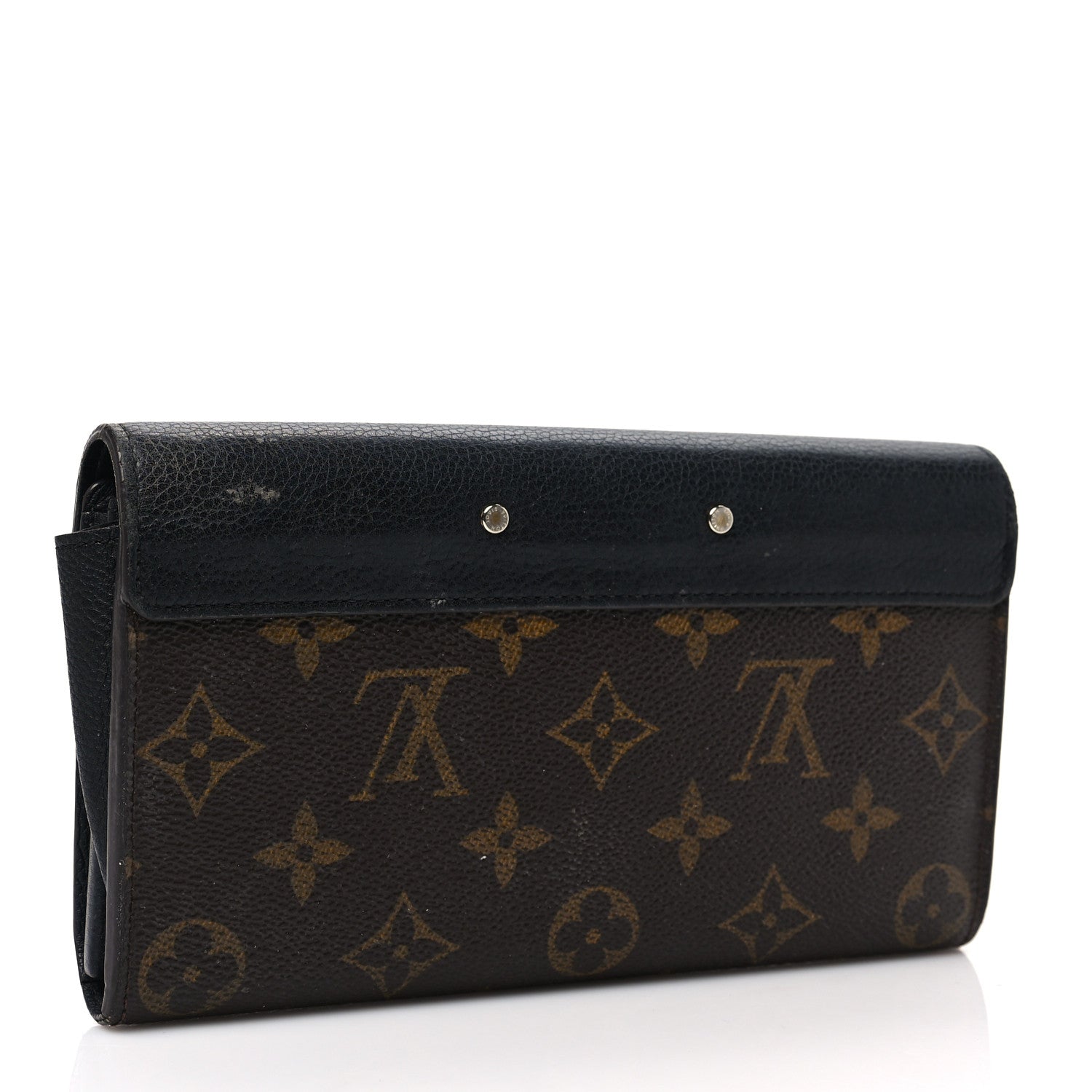 Louis Vuitton Monogram Pallas Wallet Black 3 of 8