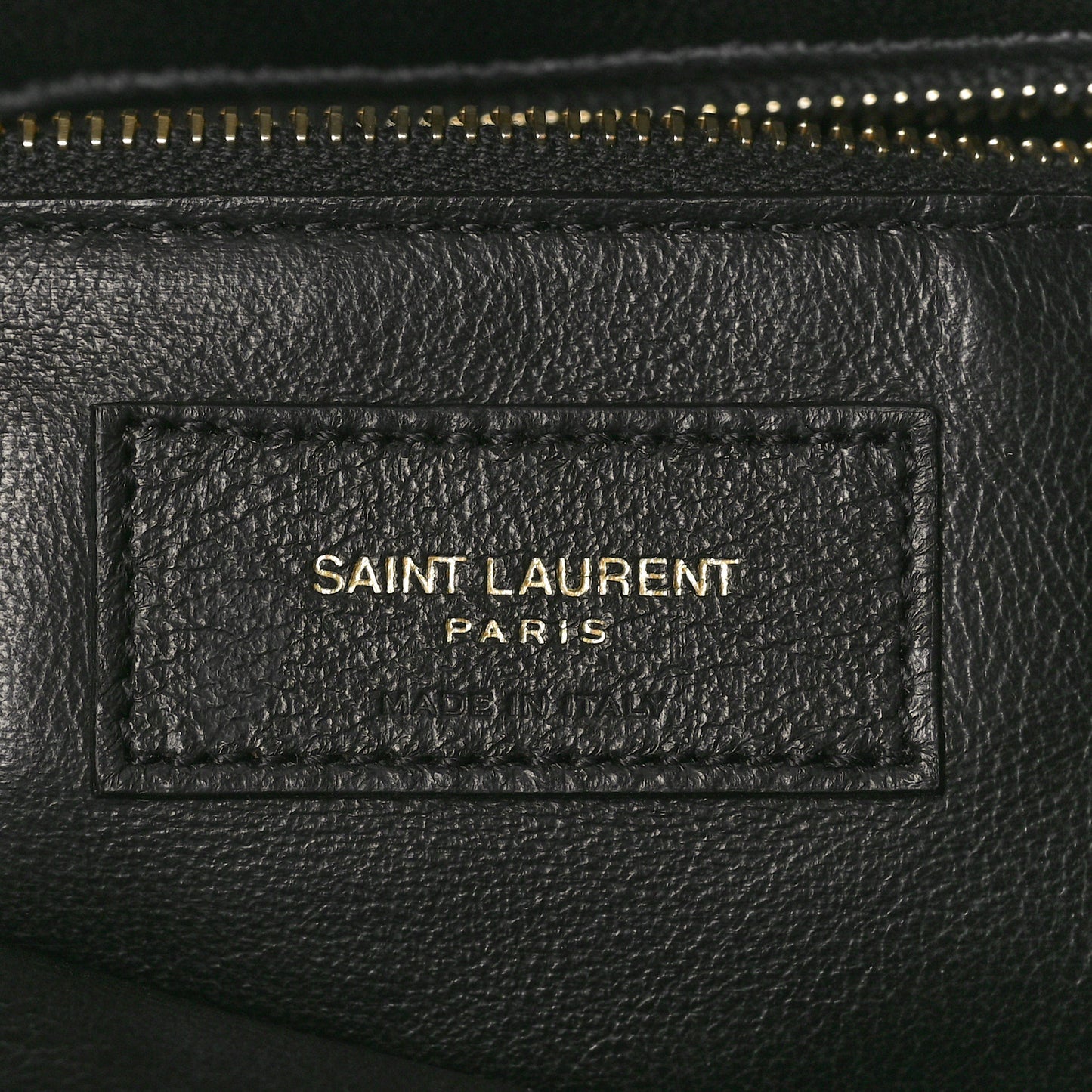 Lambskin Seau Fermoir Bucket Bag Black