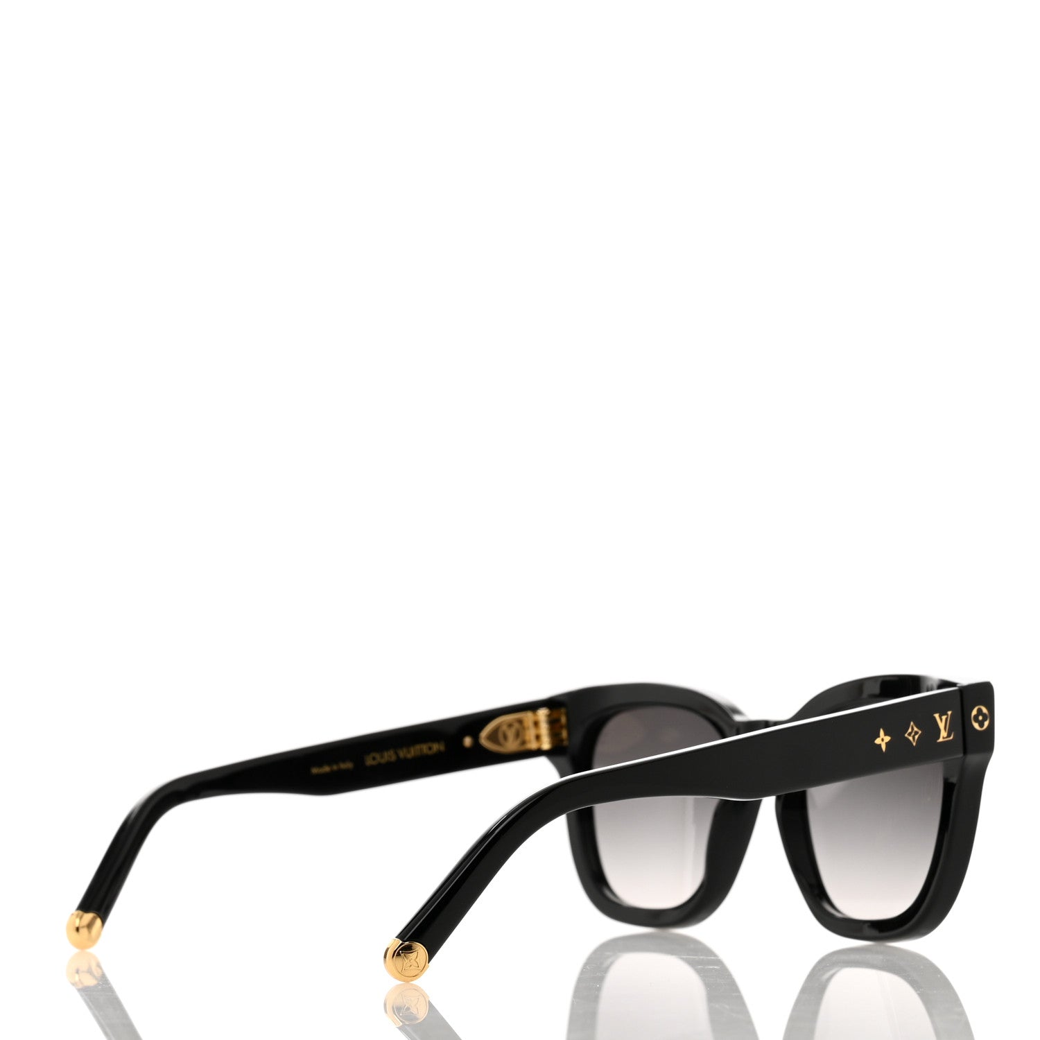 Louis Vuitton Acetate My Monogram Square Sunglasses Z1523W Black 4 of 7