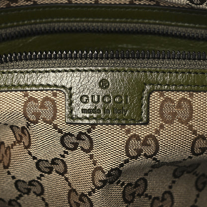 Gucci Piuma Lux Energy Monochrome Double G Duffle Bag Military Wood 5 of 12