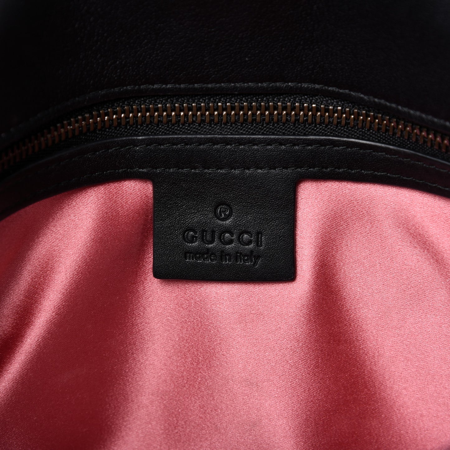 Velvet Matelasse Small GG Marmont Shoulder Bag Black