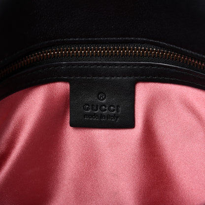 Gucci Velvet Matelasse Small GG Marmont Shoulder Bag Black 8 of 9