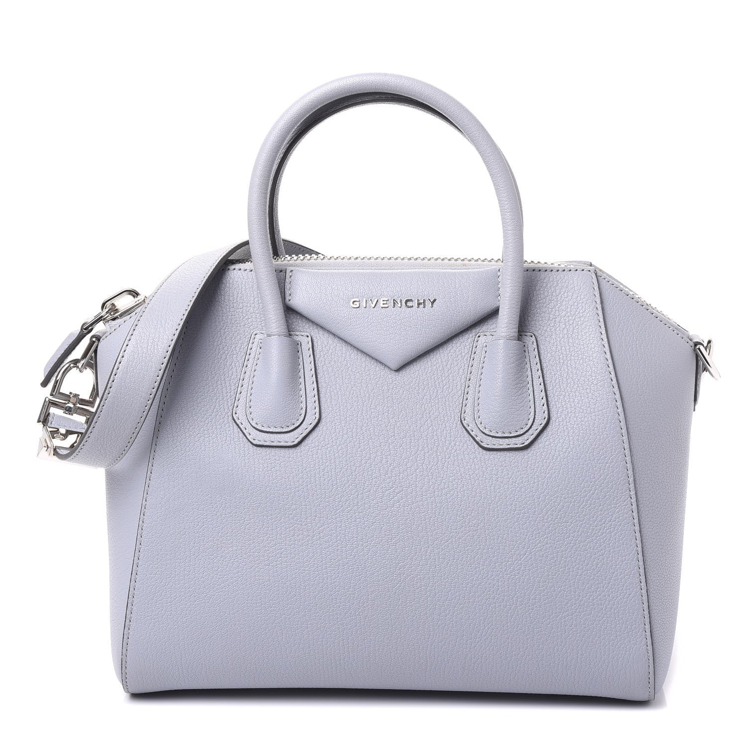 Givenchy Sugar Goatskin Small Antigona Pale Blue 1 of 12