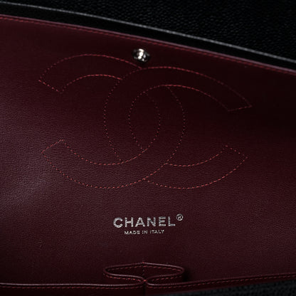 Chanel Caviar Quilted Jumbo Double Flap Black 10 of 12