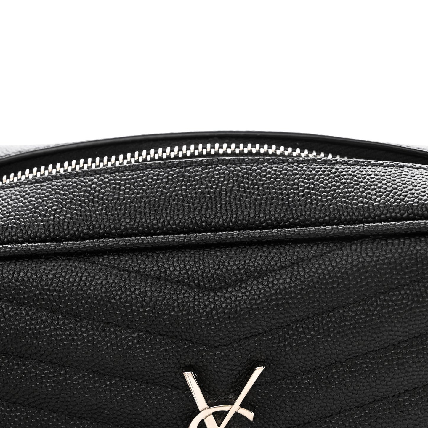 Grain De Poudre Matelasse Monogram Mini Lou Camera Bag Black