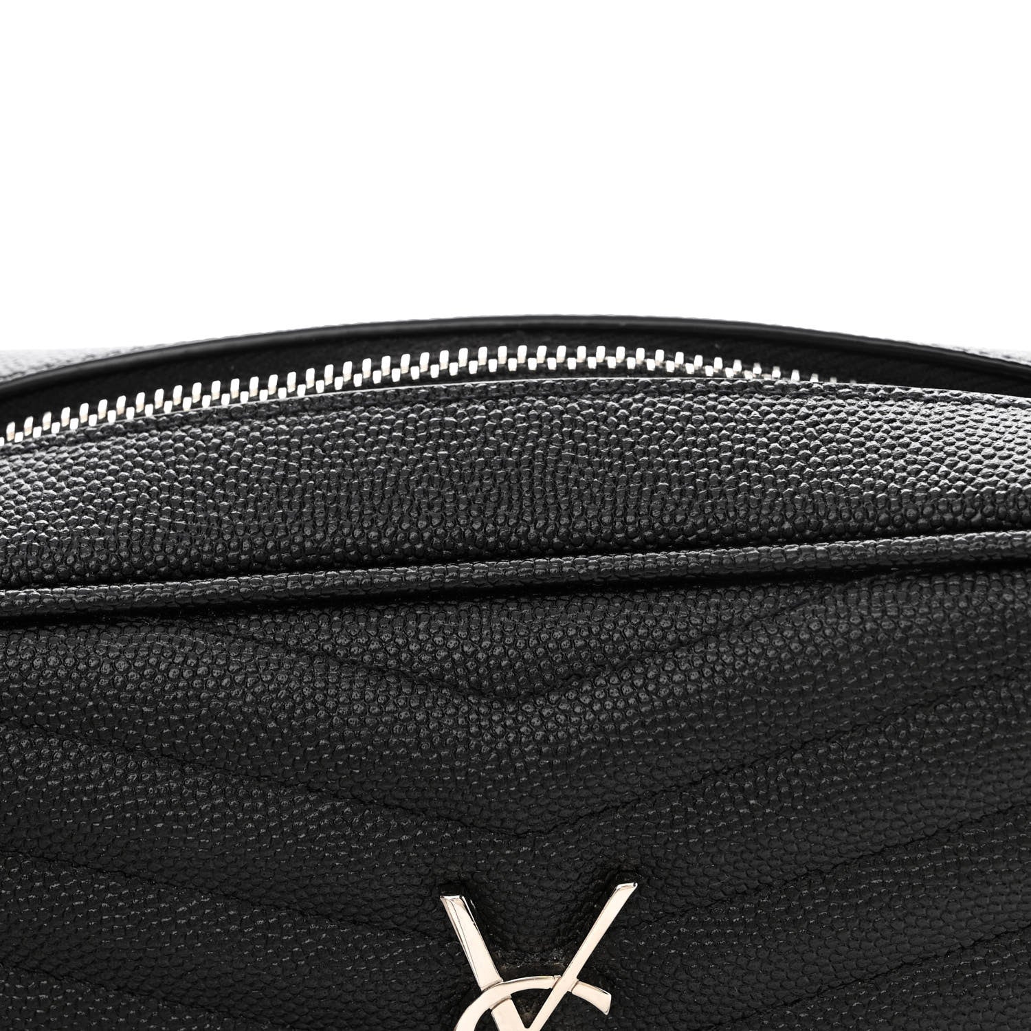Saint Laurent Grain De Poudre Matelasse Monogram Mini Lou Camera Bag Black 11 of 12