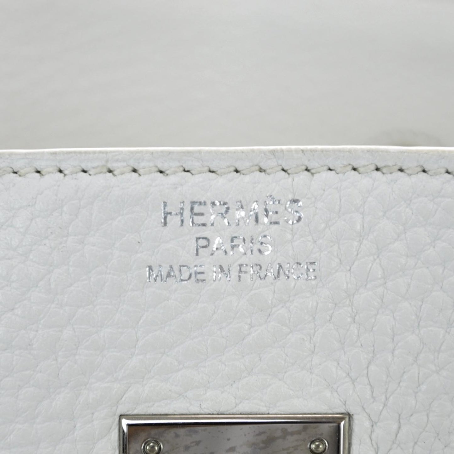 Taurillon Clemence Birkin 35 White