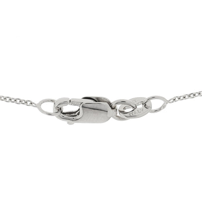 Roberto Coin 18K White Gold Diamond Love Letter H Pendant Necklace 4 of 8