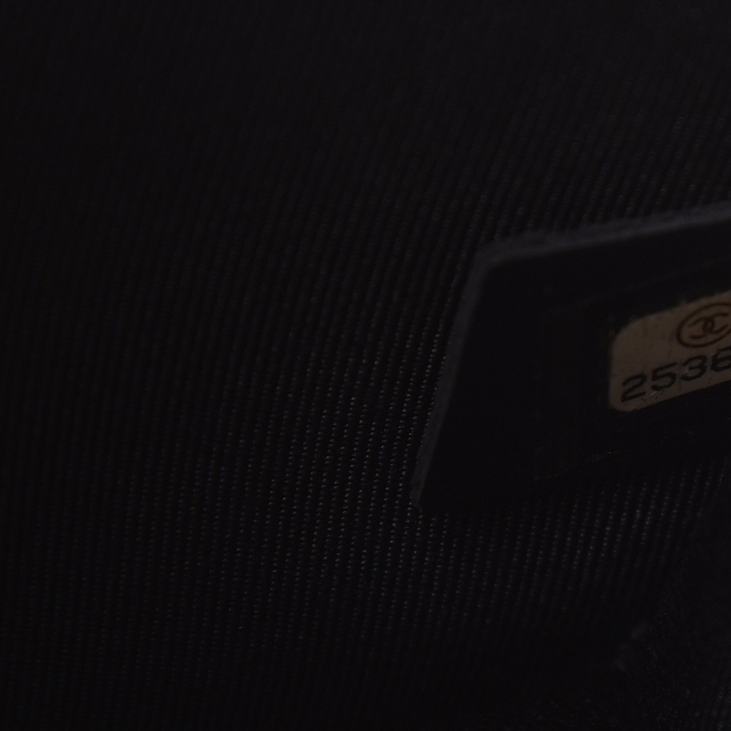 Goatskin Quilted Small CC Box Flap Navy