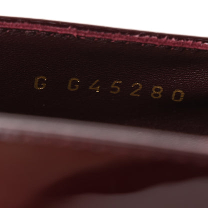 Chanel Patent Calfskin Mary Janes Flats 37 Burgundy 8 of 13