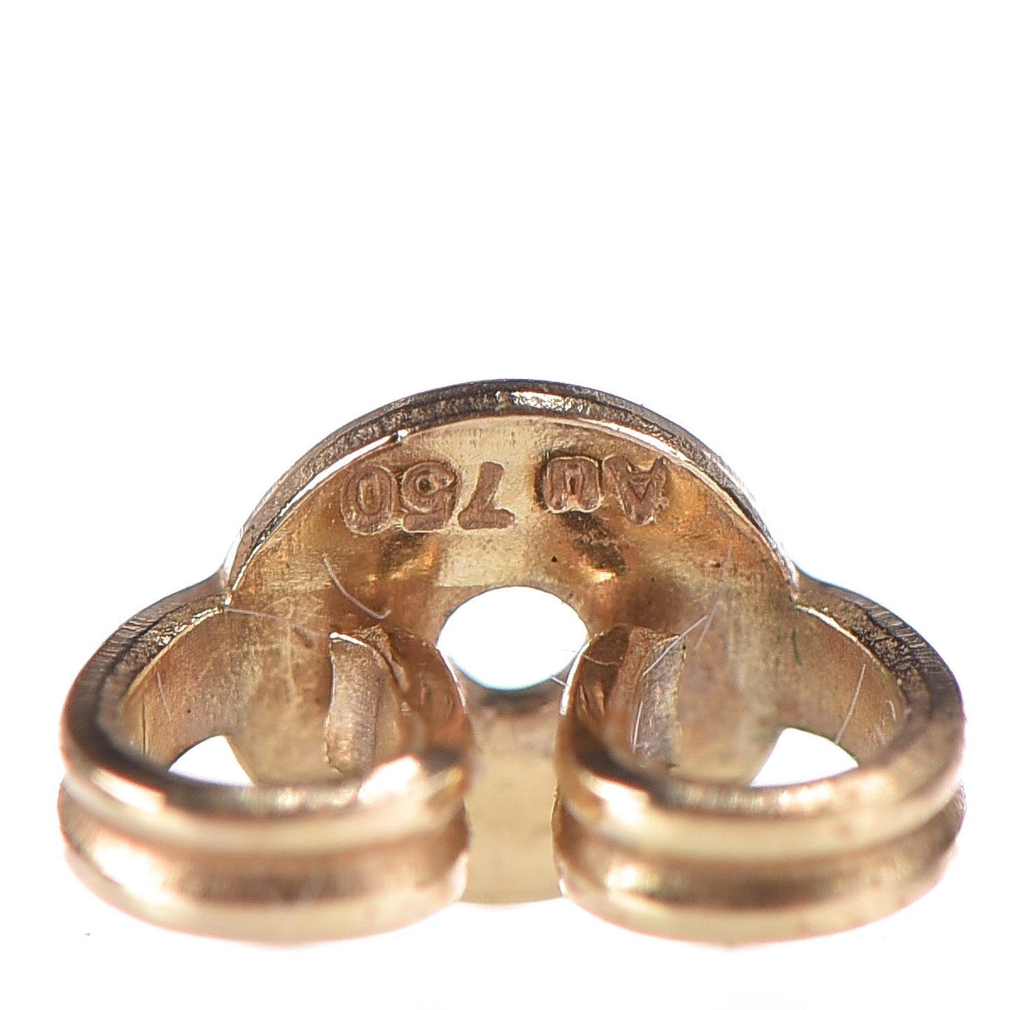 18K Yellow Gold GG Tissue Stud Earrings