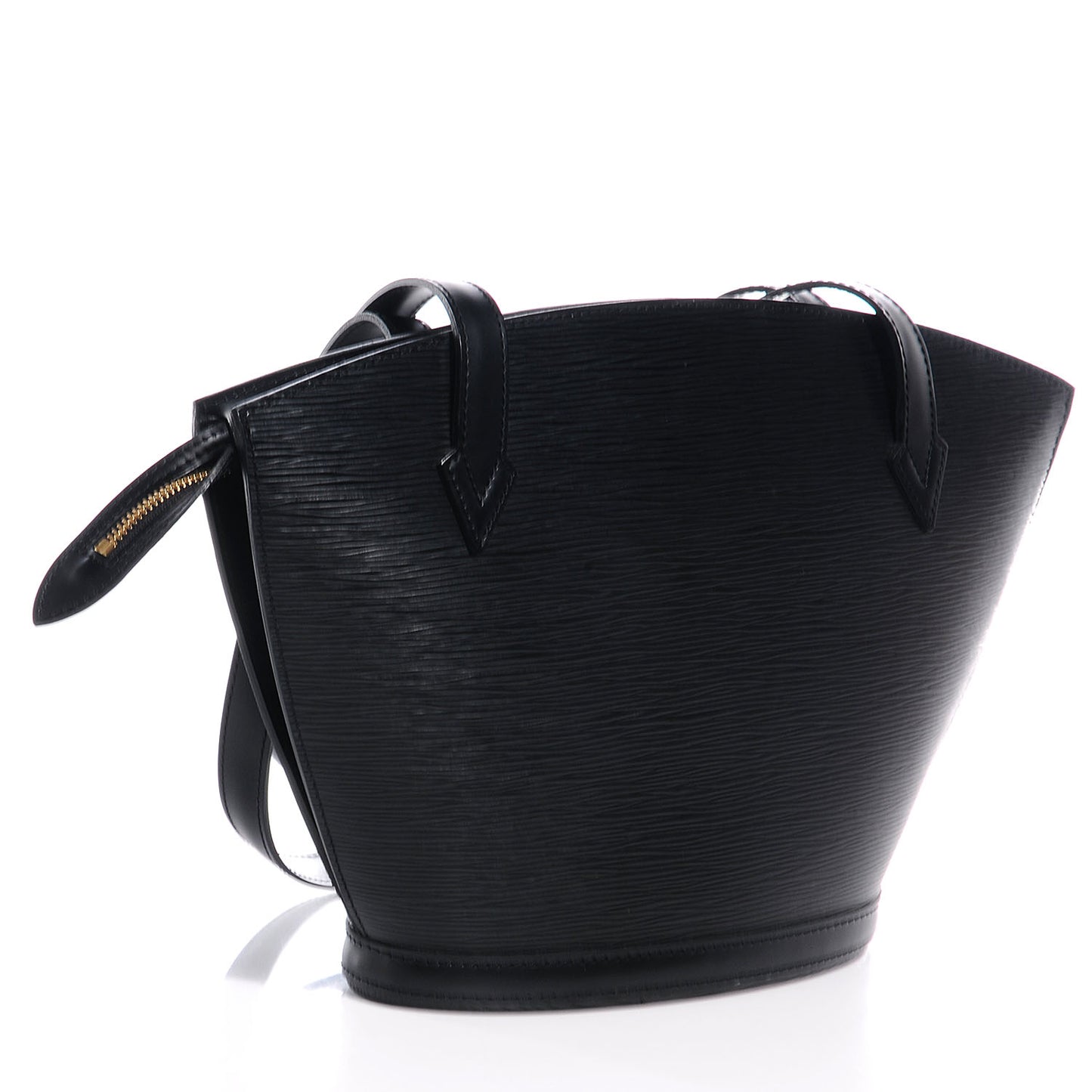 Epi Saint Jacques PM Long Straps Black
