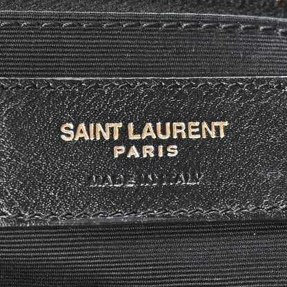 Saint Laurent Lambskin Quilted Maxi Icare Shopping Tote Black 7 of 11