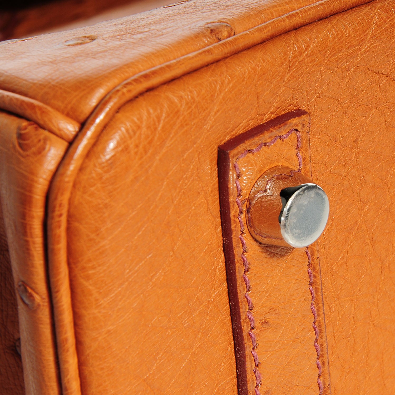 Hermes Ostrich Birkin 30 Cognac 28 of 29