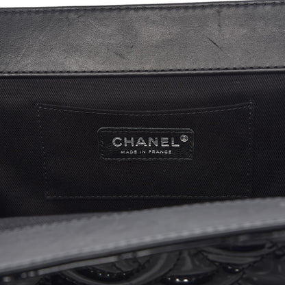Chanel Patent CC Quilted Timeless Clutch Black 6 of 7