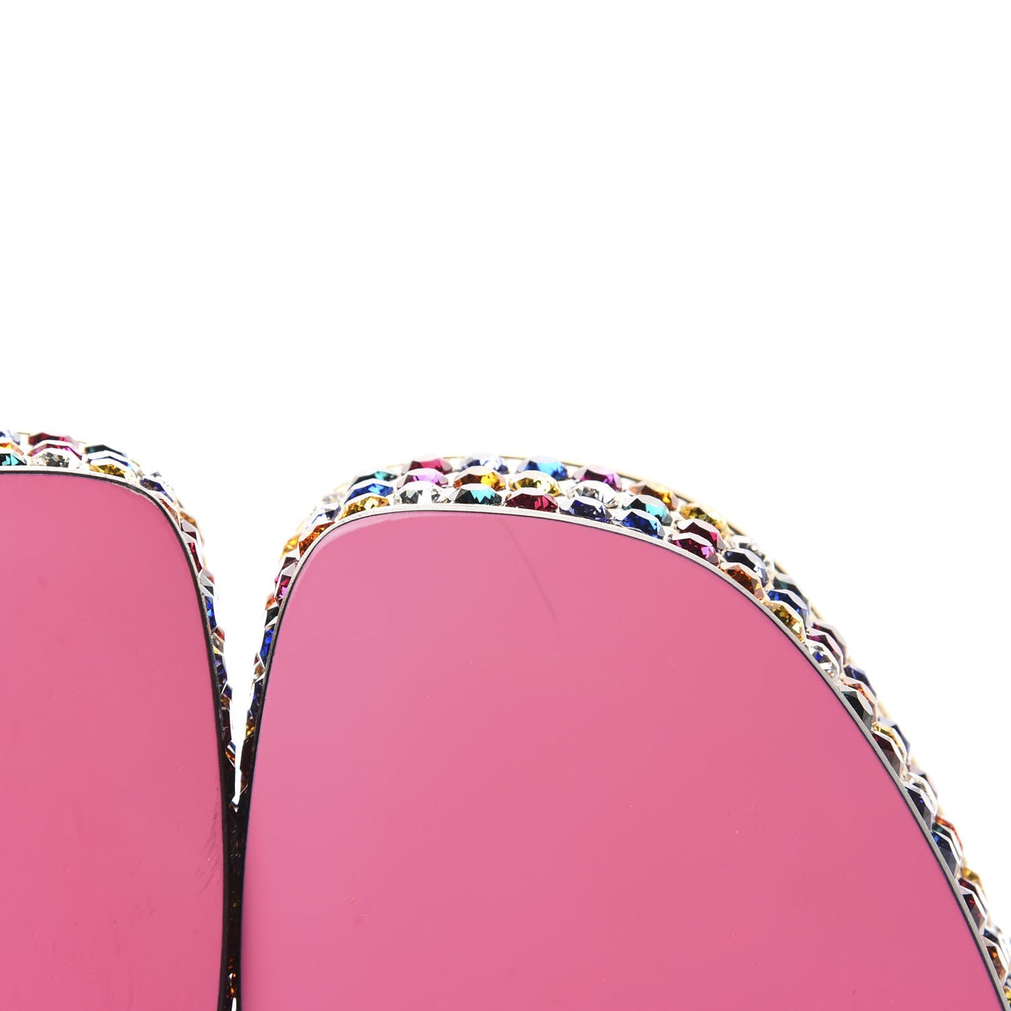 Kid Scamosciato Crystal Mira Platform Sandals 40 Multicolor