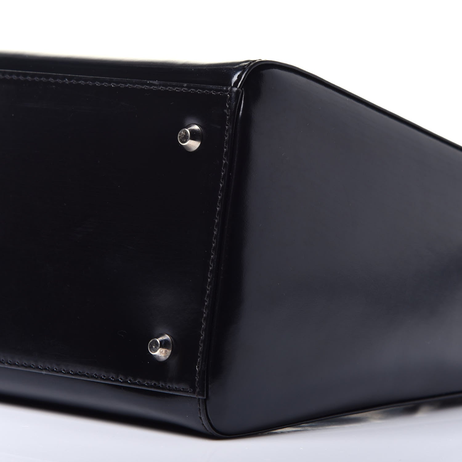 Christian Dior Glazed Calfskin Medium Lady Dior Black 10 of 10