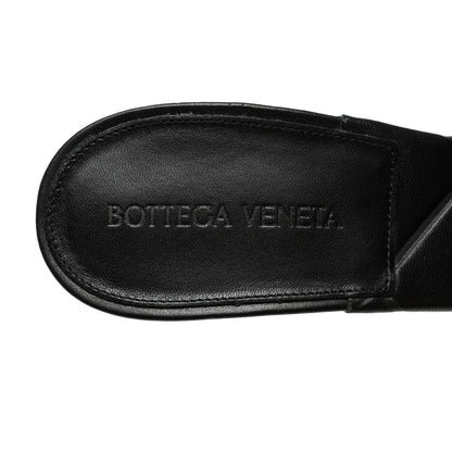 Bottega Veneta Nappa Quilted Rubber Lido Mule Sandals 38 Black 6 of 8