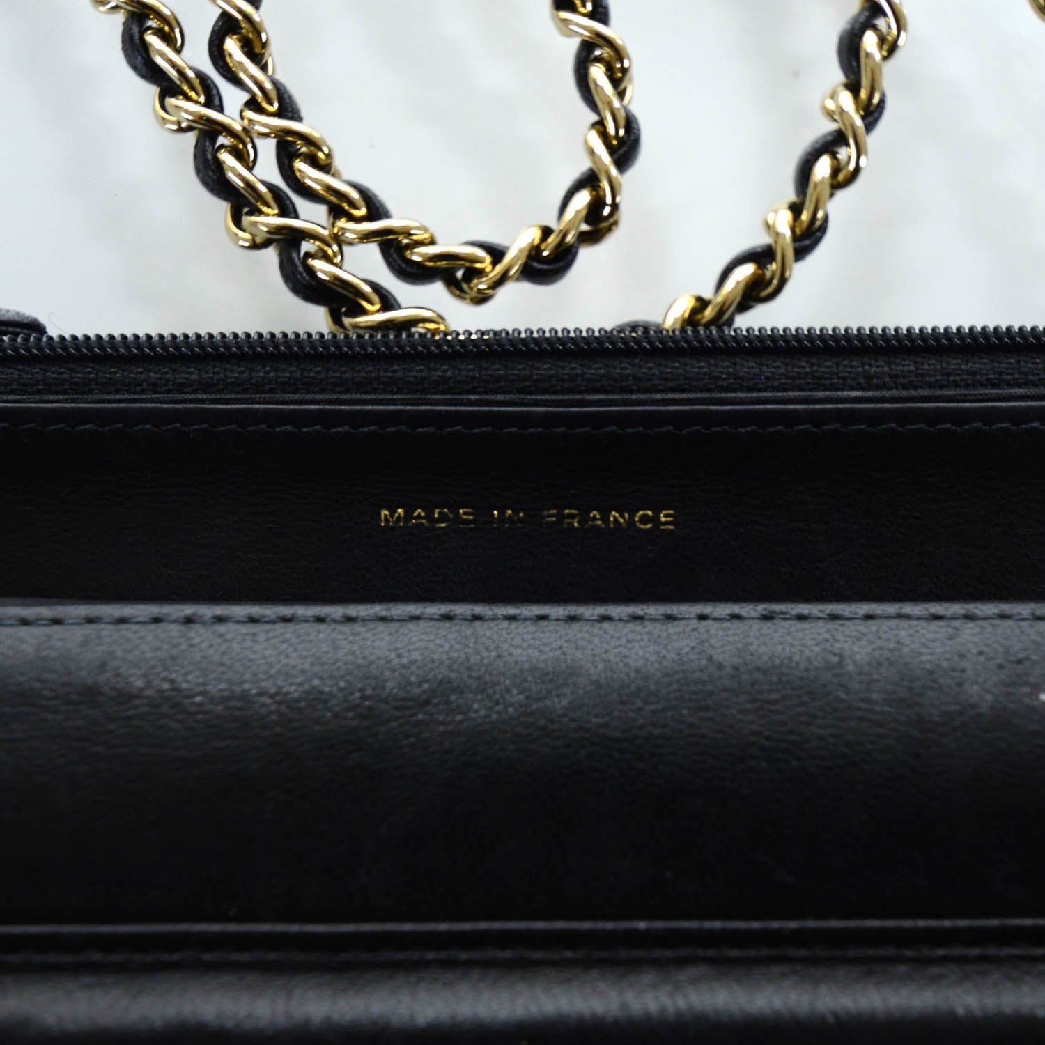 Chanel Caviar Wallet on Chain Black 7 of 9