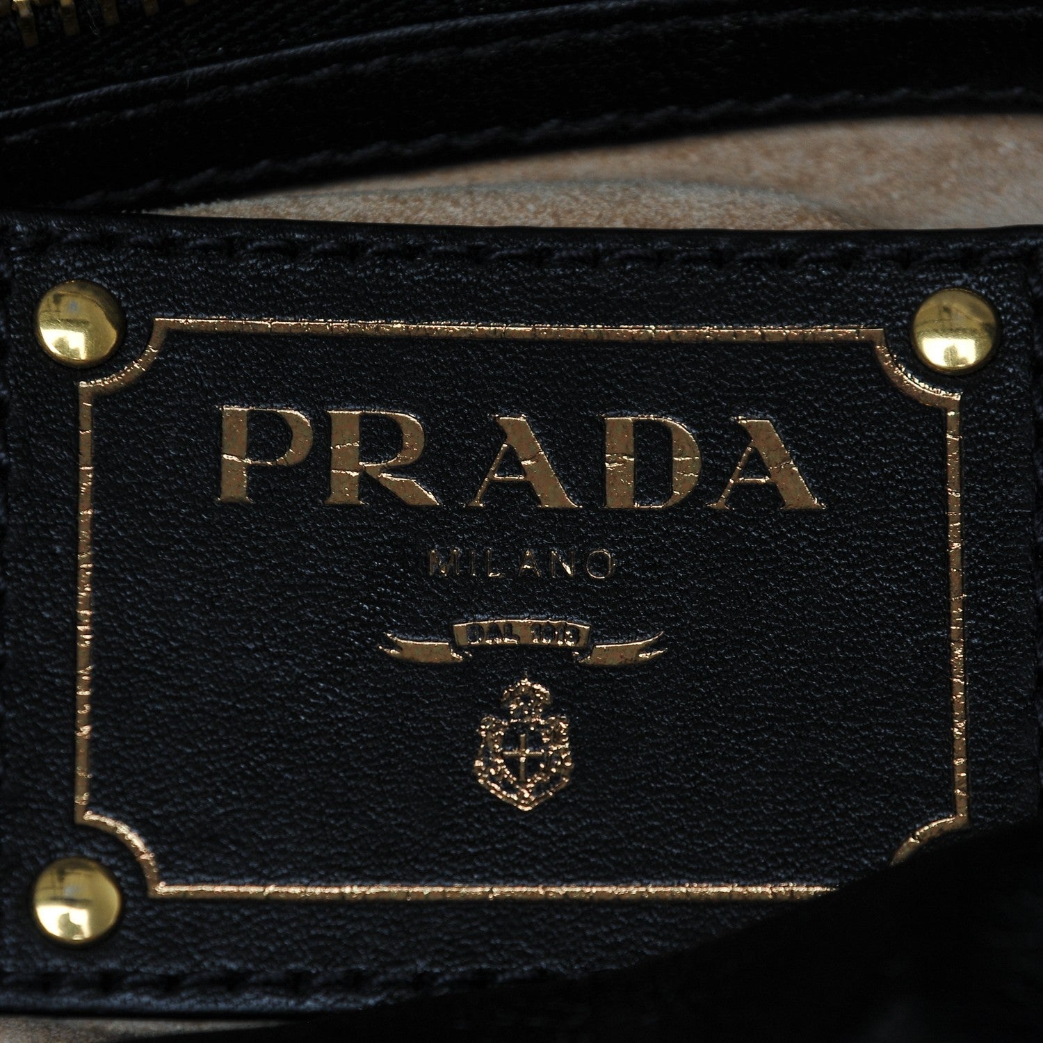 Prada Soft Calf Shopping Satchel Black 6 of 8
