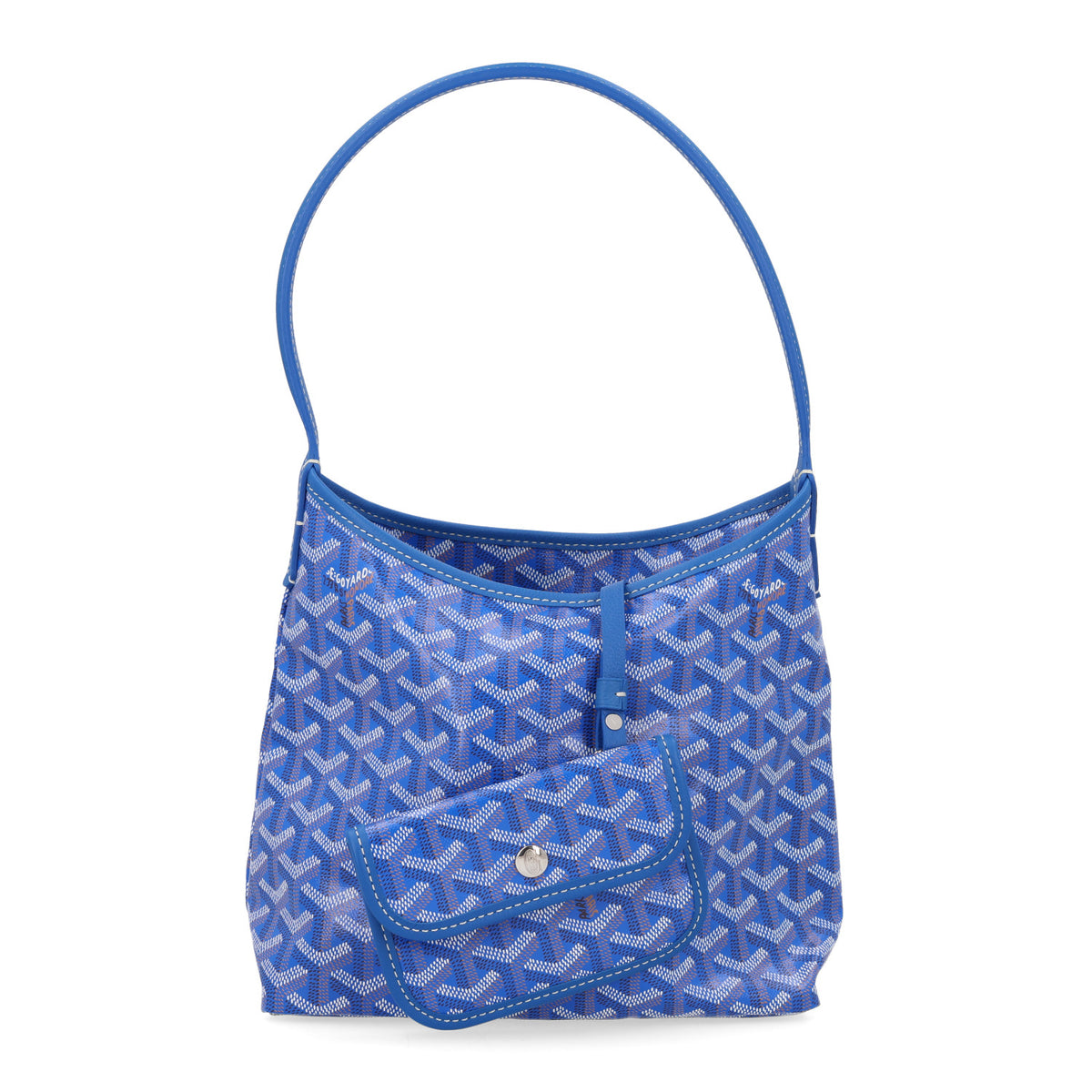Goyard Goyardine Clover Mini Boheme Hobo Blue 2 of 10