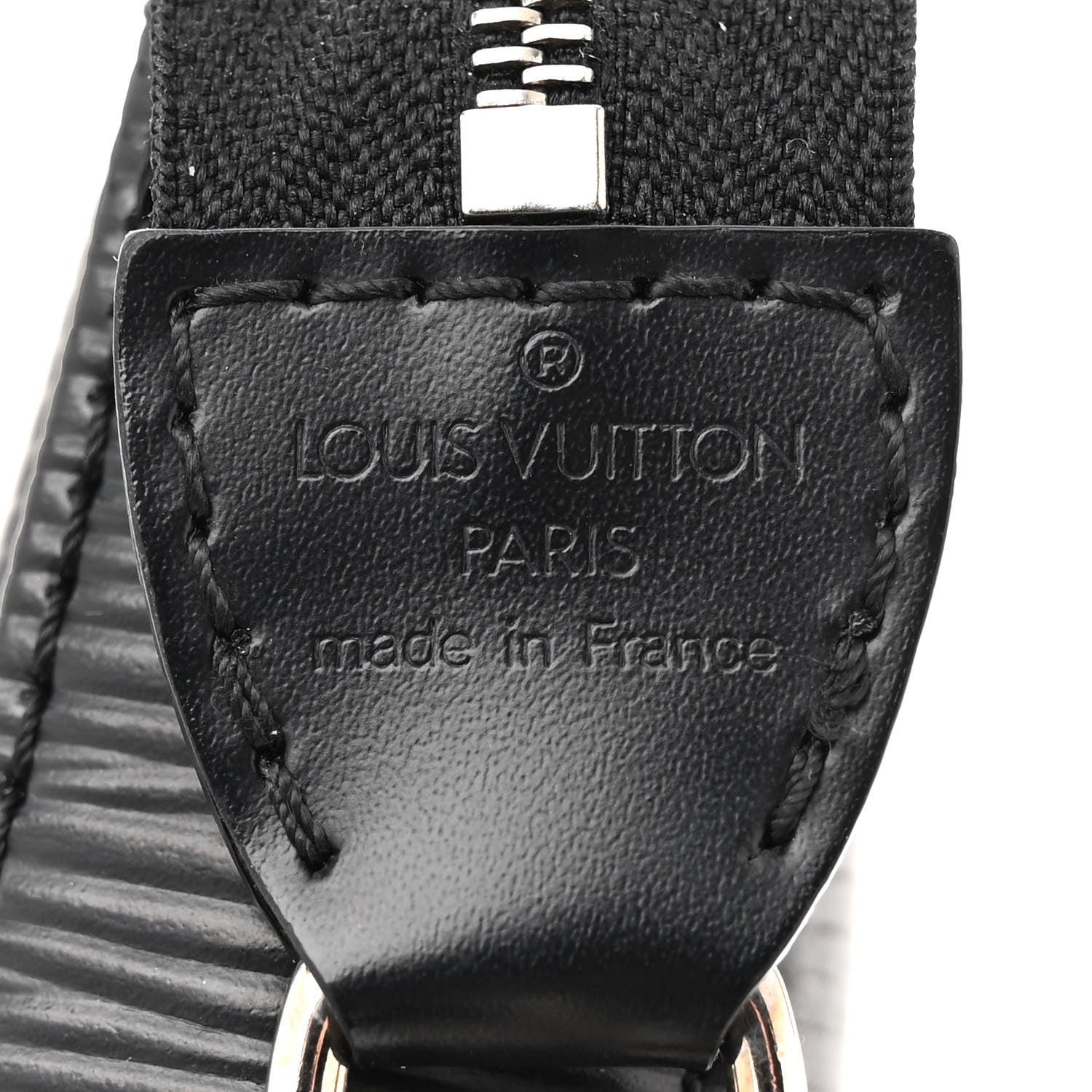 Louis Vuitton Epi Pochette Accessories NM Black 6 of 11