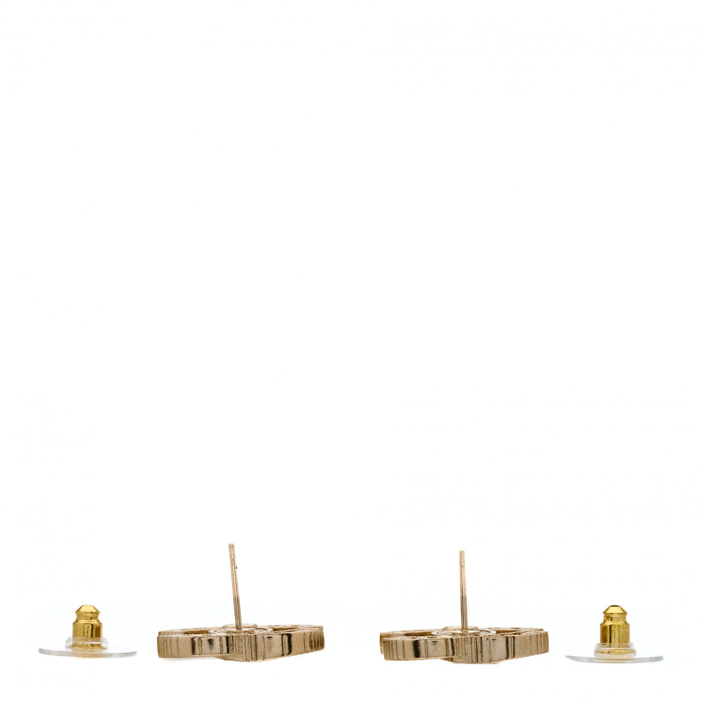 Pearl CC Earrings Gold