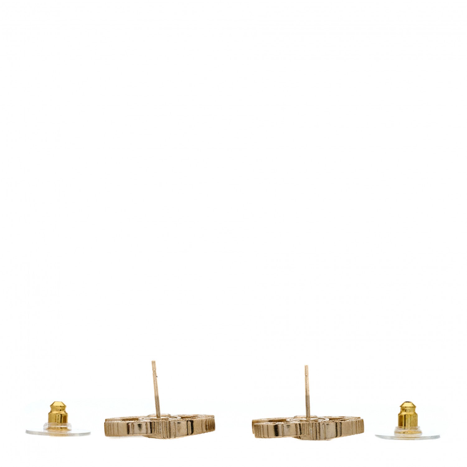 Chanel Pearl CC Earrings Gold 3 of 5