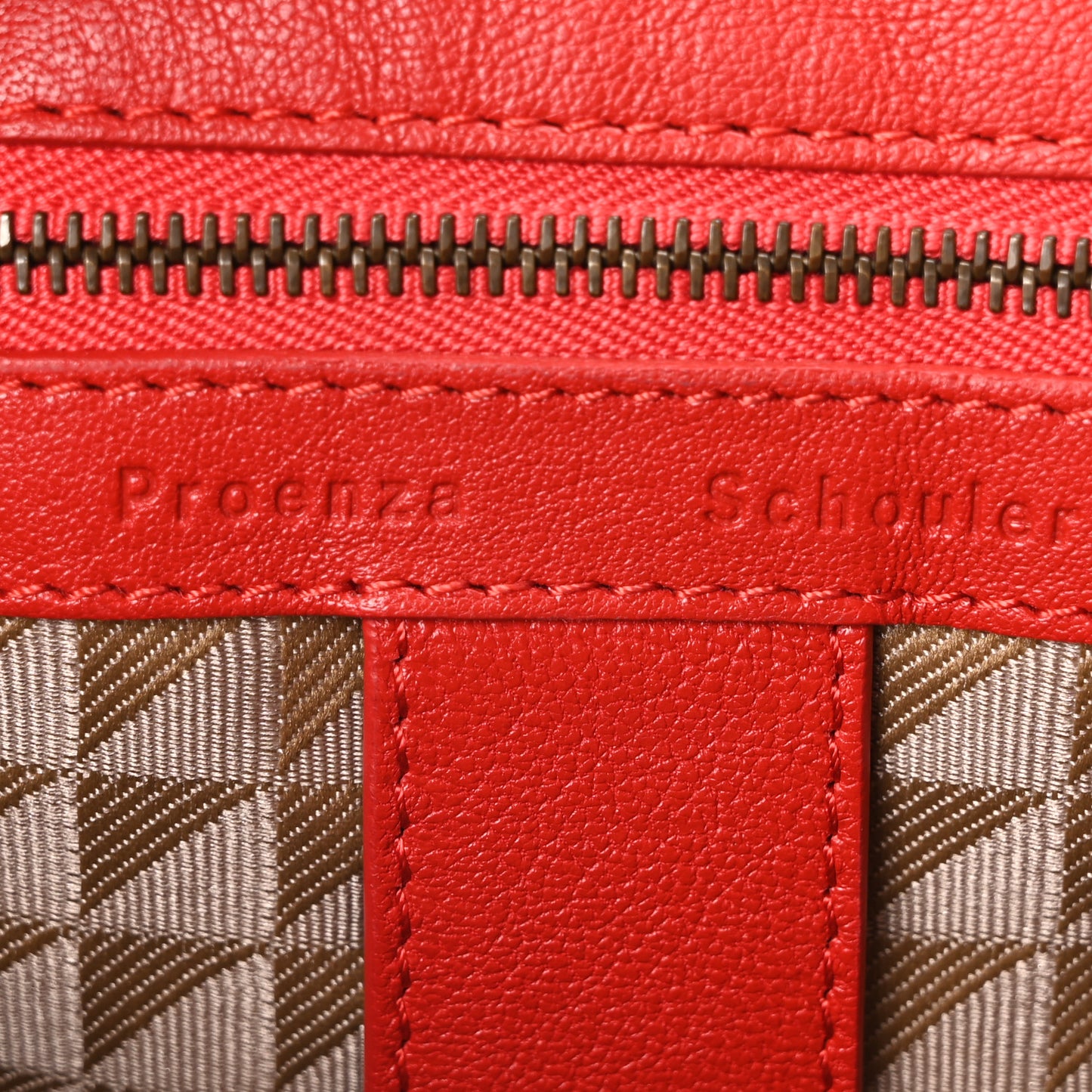 Lambskin Medium PS1 Satchel Bright Red
