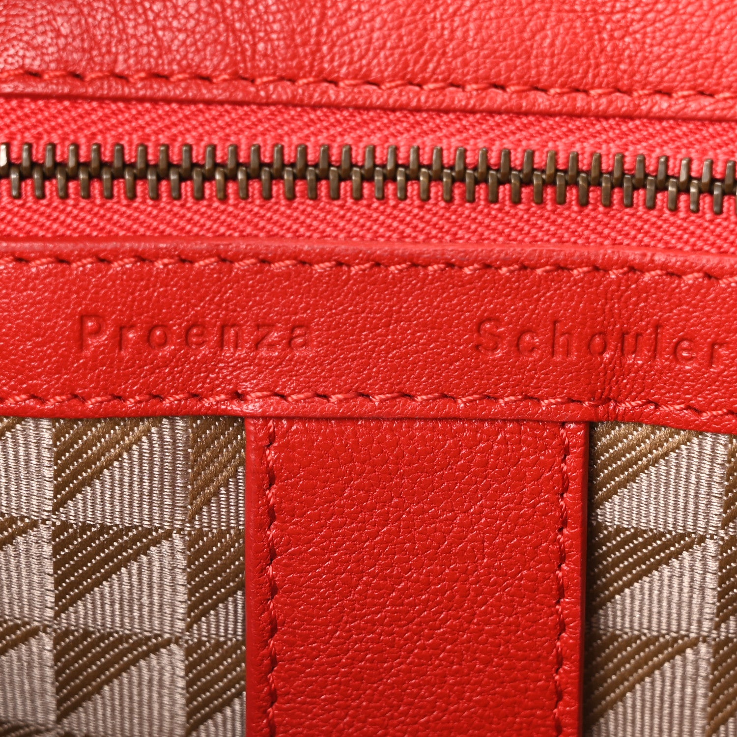 Proenza Schouler Lambskin Medium PS1 Satchel Bright Red 6 of 9