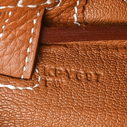 Hermes Togo Kelly Retourne 25 Gold 7 of 11